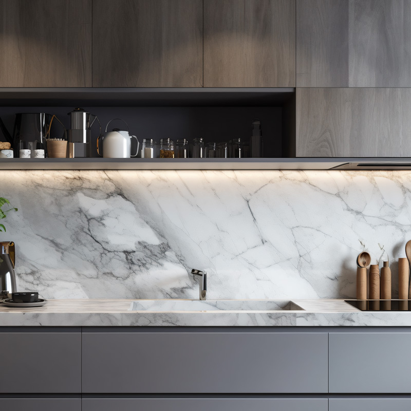 Key features of UV marble sheets include